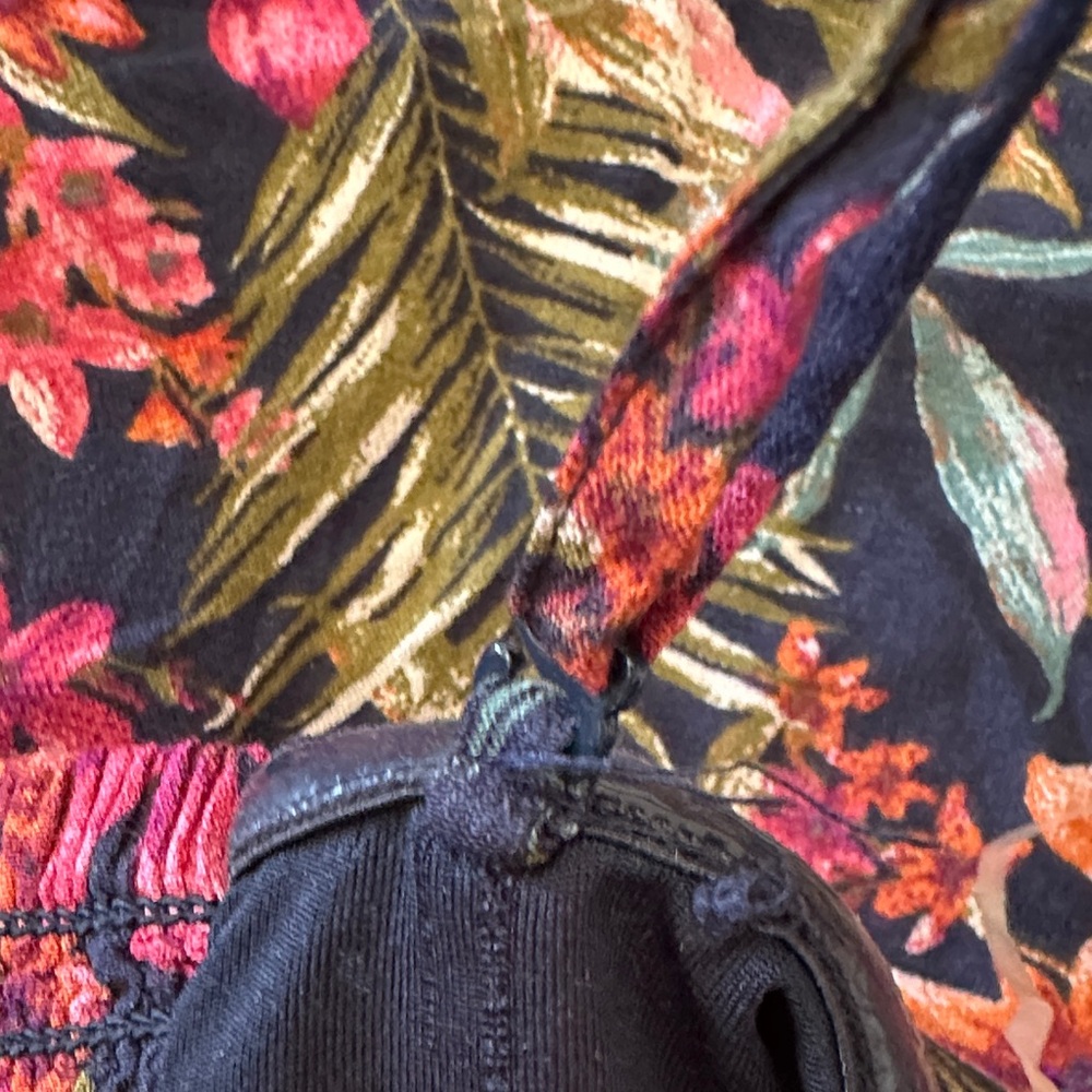 American Eagle Outfitters Floral Jumpsuit - Black and Pink - Picture 8 of 13